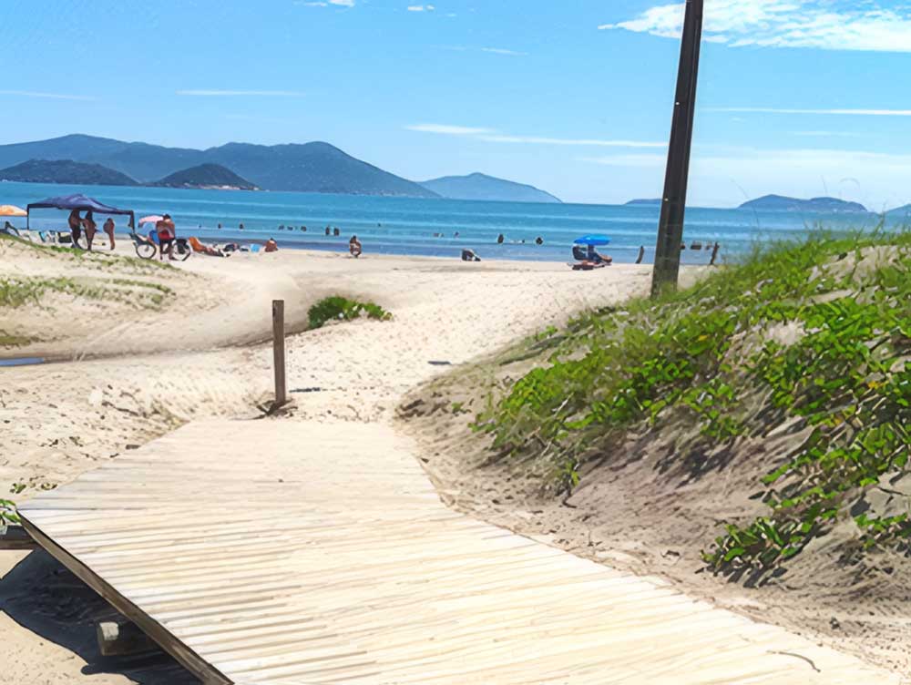 Deck de acesso à praia