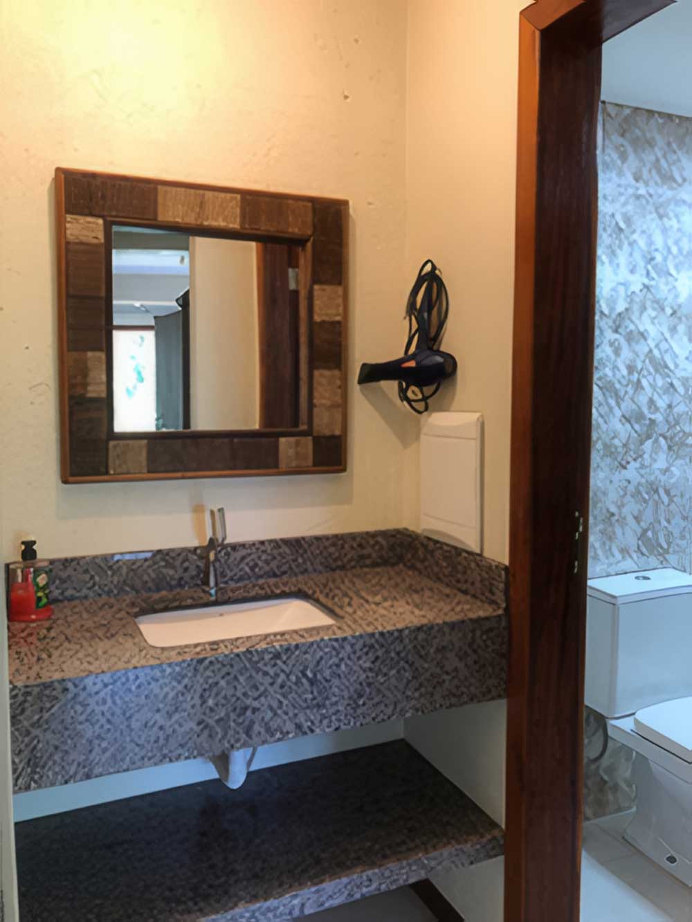 Lavabo separado do banheiro