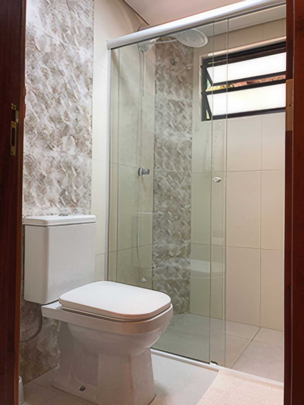 Banheiro separado do lavabo