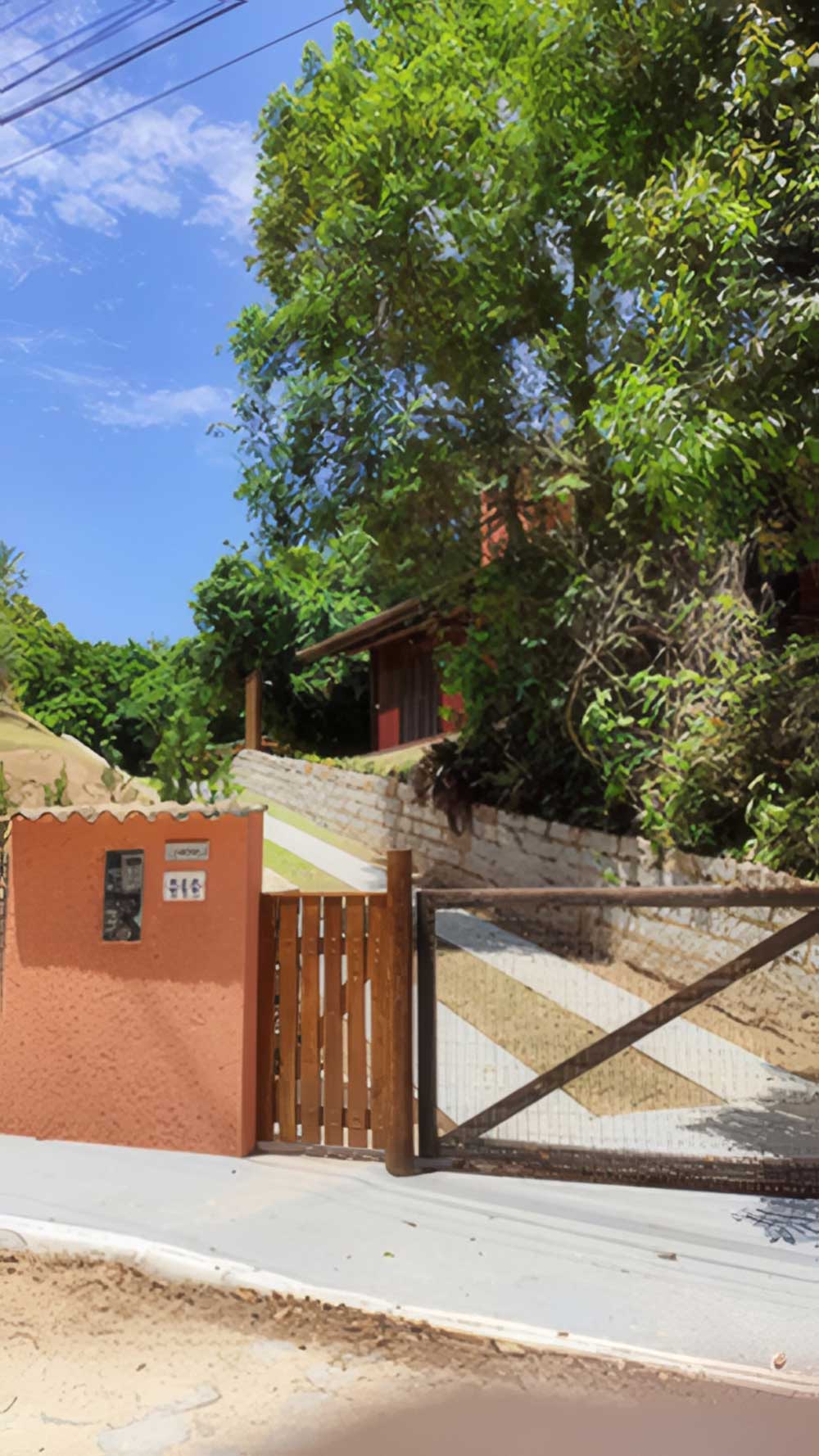 Portão do condomínio