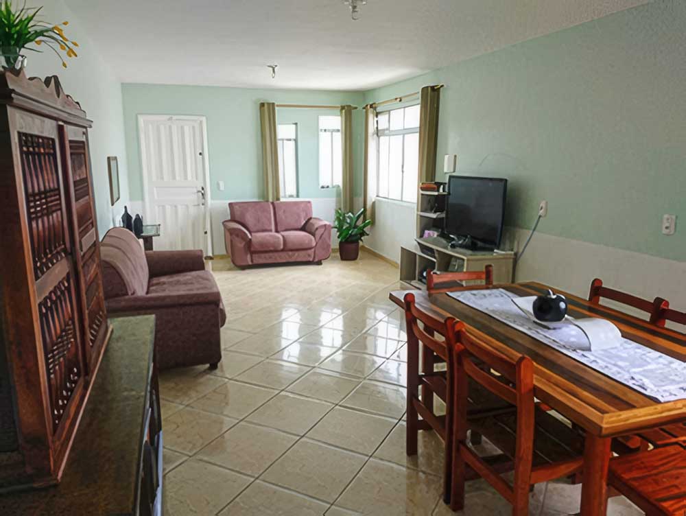 Sala de estar e copa