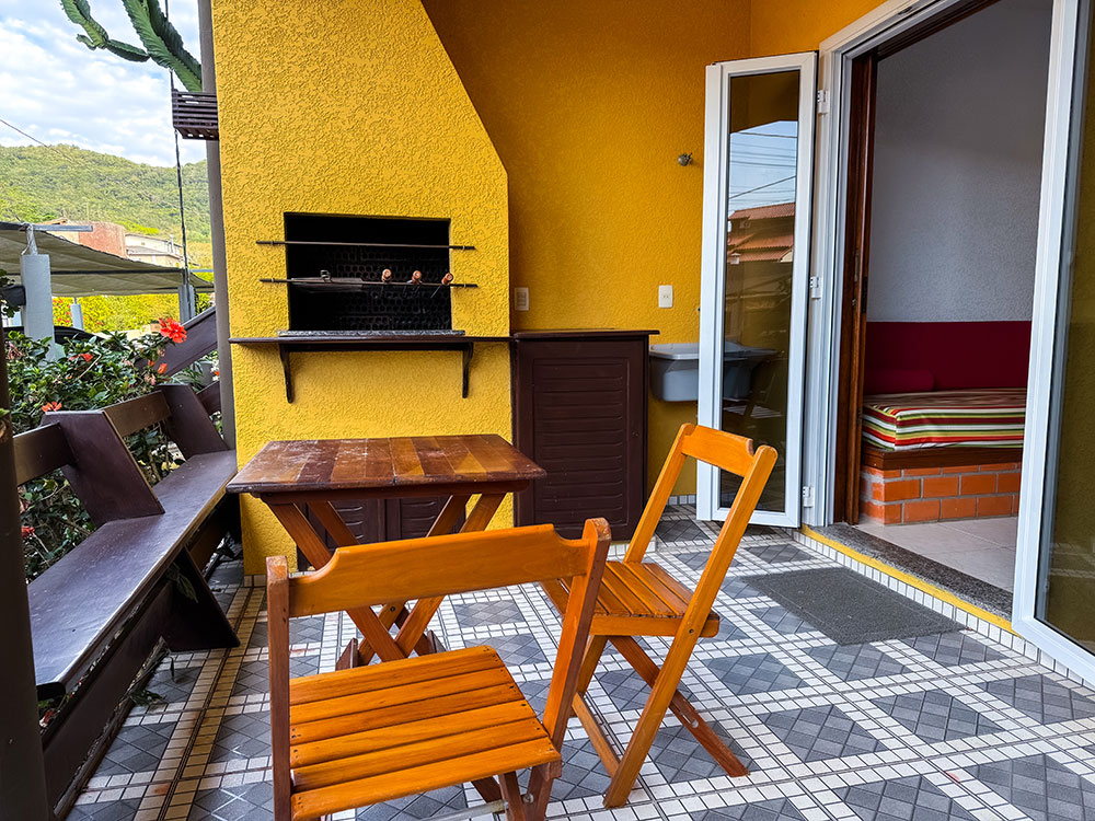 Varanda apto térreo